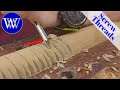 How to Make a Wooden Screw With Just Chisel and Saw