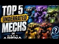 Top 5 underrated mechs in mech arena 🤩🔥