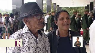 Familiares de los combatientes caídos en Venezuela rinden homenaje en el MINFAR
