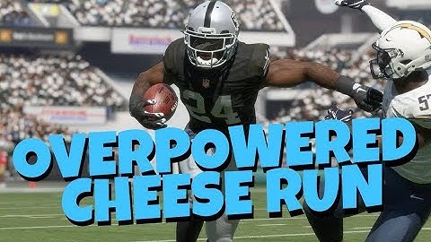 RARE OVERPOWERED CHEESE RUN FORMATION! BEST RUN MONEY PLAY IN MADDEN 18! RAIDERS PLAYBOOK TIPS