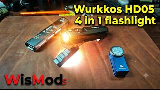 Wurkkos HD05 multifunctional 4 in 1 flashlight is another winner form the brand! #flashlight