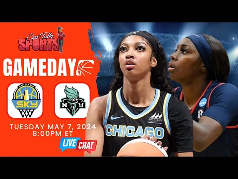 🚀🏀 Game On: Auntie Cess Live for WNBA Tuesday Sky v Liberty🌟 🔥