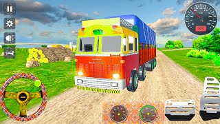 Indian Cargo Truck Simulator - Offroad Hill Climb Truck Transport Driving - Android Gameplay screenshot 5
