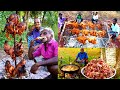 How Meat Dishes Are Prepared in Village! | Chicken and Fish Recipes prepared by uncle in my village