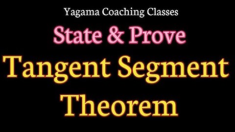 Tangent Segment Theorem।Circle Class10th Maths-2 Tangent Segment Theorem