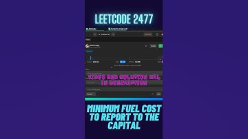 Leetcode 2477. Minimum Fuel Cost to Report to the Capital #python #leetcode