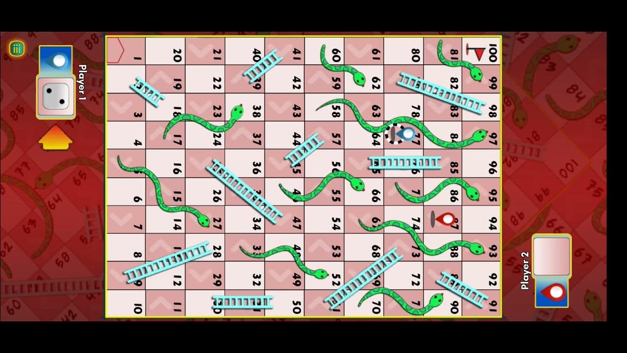 🔥🔥 Ludo King snake and ladders 🪜🪜 gameplay video in 2 player 195 YouTube