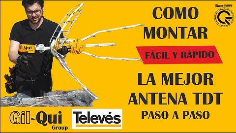 Cómo montar  LA MEJOR ANTENA TDT FÁCIL de forma casera, SIN PROBLEMAS TELEVES SIN AMPLIFICADOR