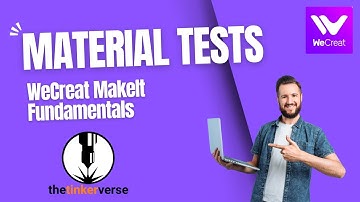 Finding the perfect setting for your laser engravings. Material test cards using WeCreat MakeIt!