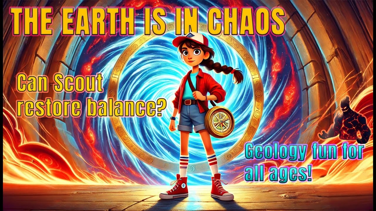 Scout vs. Chaos: A Thrilling Geology Adventure for Kids, Teachers, and Families!