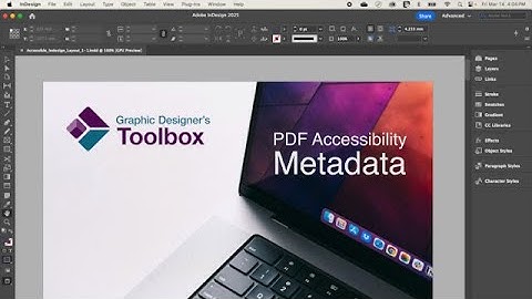 How to Add Metadata for PDF Accessibility in Adobe InDesign (508 Compliance Guide)