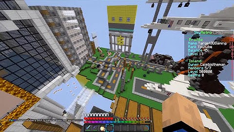 THIS $500M ISLAND HAS OVER 250,000 GOLD BLOCKS! | Minecraft Skyblock #21!