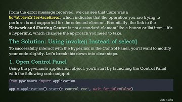 How to Connect to the Child Window of control.exe Using pywinauto