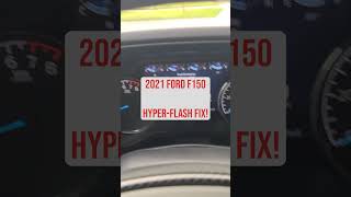 2021 Ford F150 5.0 Hyper-Flash Fix