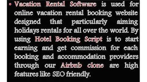 Airbnb Script - Vacation Rental Software - Apartment Rental Software