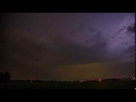 Timelapse onweersbui Oirschot 29-5-2017