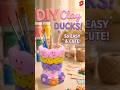 Diy pen holder making with superclay | Very easy pen stand making craft #art #diy #clay #shortvideo