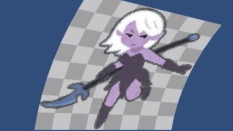 Quad mesh sprite animation demo