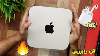 Apple M1 Mac Mini Unboxing | Setup | Initial Impression In Telugu-Apple Back To School Offer-AirPods