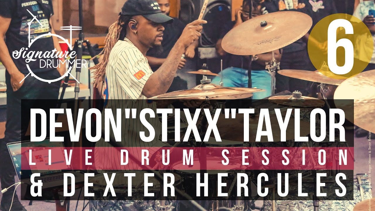 DEVON “Stixx” TAYLOR Live Drum Clinic UK 2022 at Grosvenor Road Studios  6