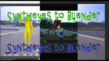 Syntheyes to Blender 2.8 Workflow  and Set Extension Tutorial Part 1
