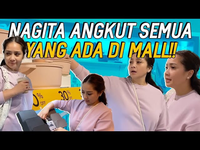 SEMUANYA DIANGKUT NAGITA! SE-MALL HEBOH BANTUIN NAGITA BELANJA PERABOTAN RUMAH!PULUHAN TROLI ANTRI! class=