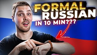 Learn Russian FORMAL vs INFORMAL in 10 minutes