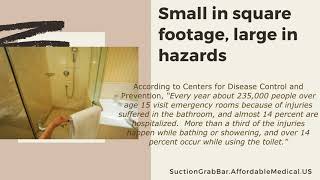 It’s never too late to think of bath safety - Suction Grab Bar