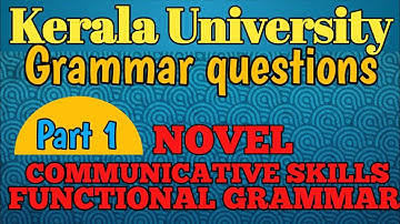 Grammar Questions -ന്റെ ഉത്തരങ്ങൾ കണ്ടെത്താം....Part -1
