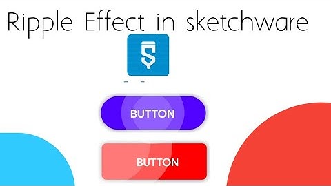 How to make click effect in sketchware/ripple effect