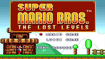 Super Mario Bros. :The Lost Levels - Full Game Walkthrough (SNES)