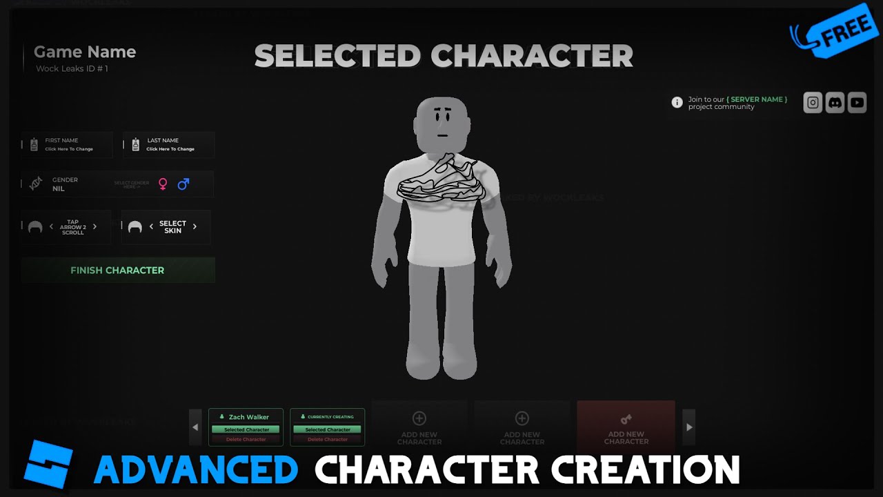 Roblox - Advanced Character Customization [FREE] - YouTube