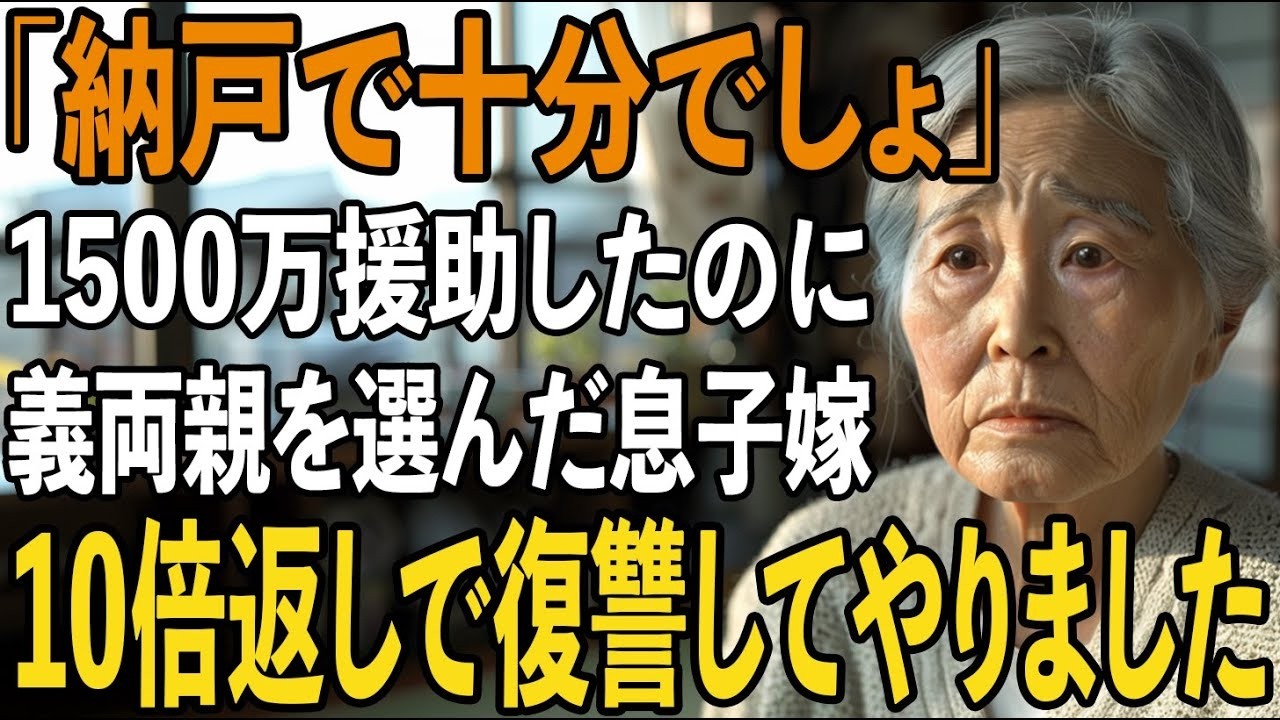 【因果応報】新築費1500万円を援助したのに、新築に義両親を連れ込み私を納戸へ押し込む息子嫁。恩を仇で返す2人を”法の力”で復讐した結果【シニアライフ】【60代以上の方へ】