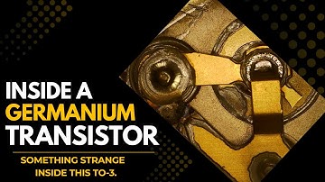 Germanium TO-3 Transistor Opened Up - Something Strange Inside