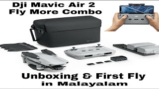 #Dji Mavic Air 2 Fly More Combo | Unboxing & First Fly | Malayalam | #Dji_Mavic_Air_2 | #MavicAir2 by Oru Canadian Malayali - Bince 481 views 3 years ago 13 minutes, 7 seconds