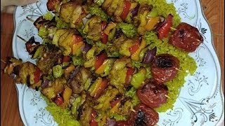 الوصفه الاصليه لطريقة عمل الشيش طاووق.. The original recipe for how to make shish taouk أكل صحي