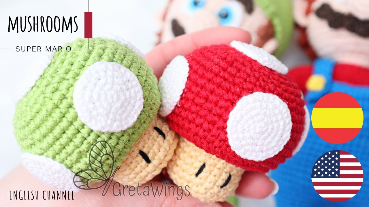 Amigurumi Hongo Mario Bros Hongo Mario Bros Amigurumi
