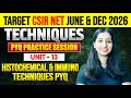 CSIR NET Techniques PYQ UNIT 13 Practice Session CSIR NET JUNE 2026 II PYQ Practice