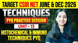 CSIR NET Techniques PYQ UNIT 13 Practice Session CSIR NET JUNE 2026 II PYQ Practice