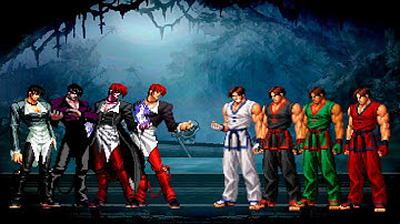 [KOF Mugen] Iori Yagami Team vs Kim Kaphwan Team