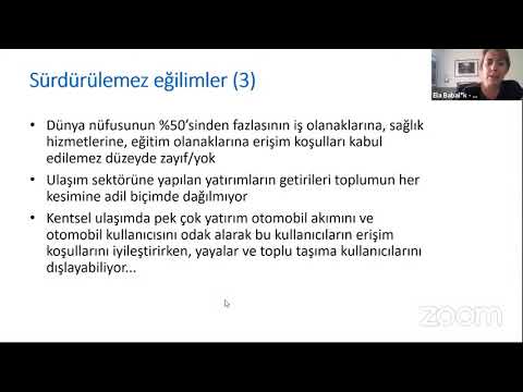 Sürdürülebilir Kalkınma Amaçları Kapsamında Kent İçi Ulaşım Sistemlerinin Geliştirilmesi