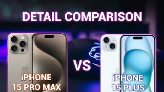 iPhone 15 Pro Max Vs iPhone 15 plus🆚