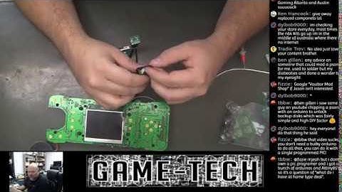 Live Stream 10-5-17 Atari Lynx mod work Pt.1