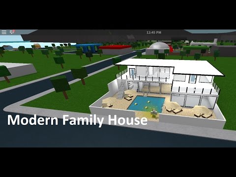 Roblox Bloxburg Speedbuilds Ep 6 Modern Family Home Part 1 By Azylo - roblox bloxburg modern home thaxium