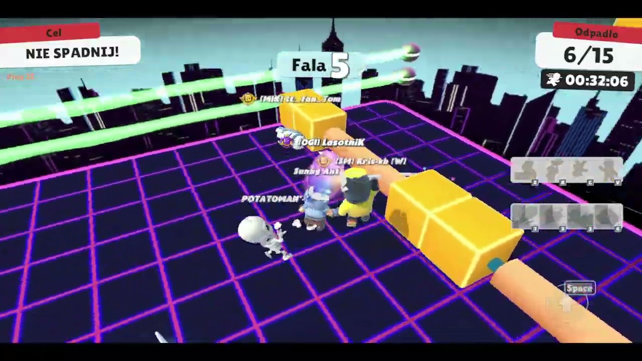 Stumble guys -  Skórki ranking i koło zdobyte - koniec