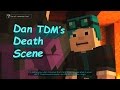 Minecraft: Story Mode Episode 6 A Portal To Mystery: Dan TDM's Death Scene