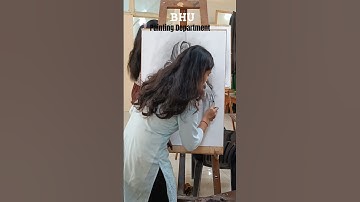 BHU Painting Department||Model study||Drawing #bhu #model #drawing #sketch #viral #shorts #trending
