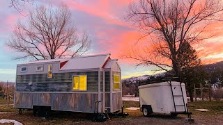 Tiny House on Wheels // Part 5 // COOL ROOF DESIGN
