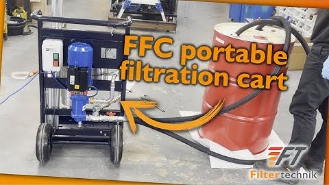 FFC portable fuel filtration cart demo