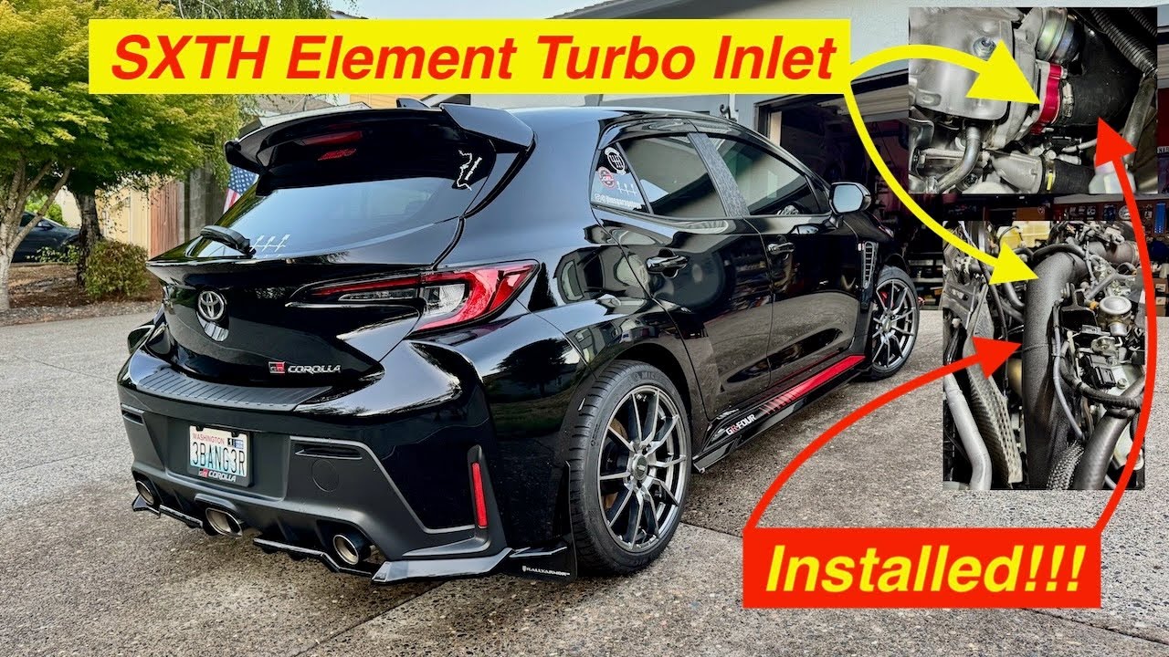 Впускной коллектор SXTH Element Turbo || GR Corolla || Великолепный звук турбонаддува